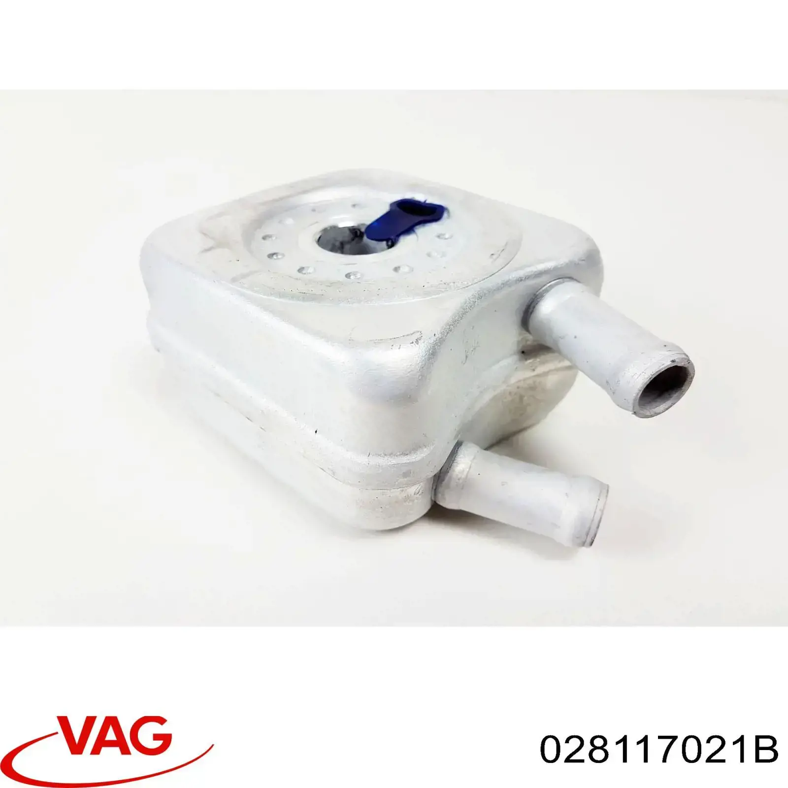 Купить 028117021B VAG Радиатор масляный (холодильник), под фильтром