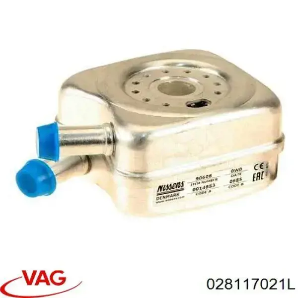 Радиатор масляный холодильник VAG 028117021L