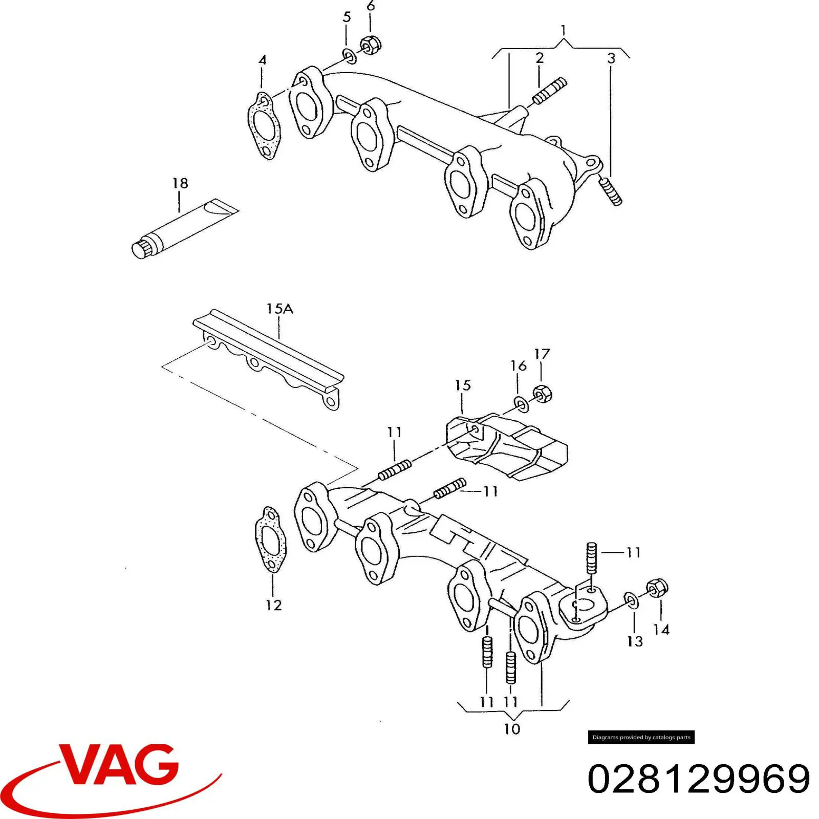  VAG 028129969 цена, от 2.82 USD