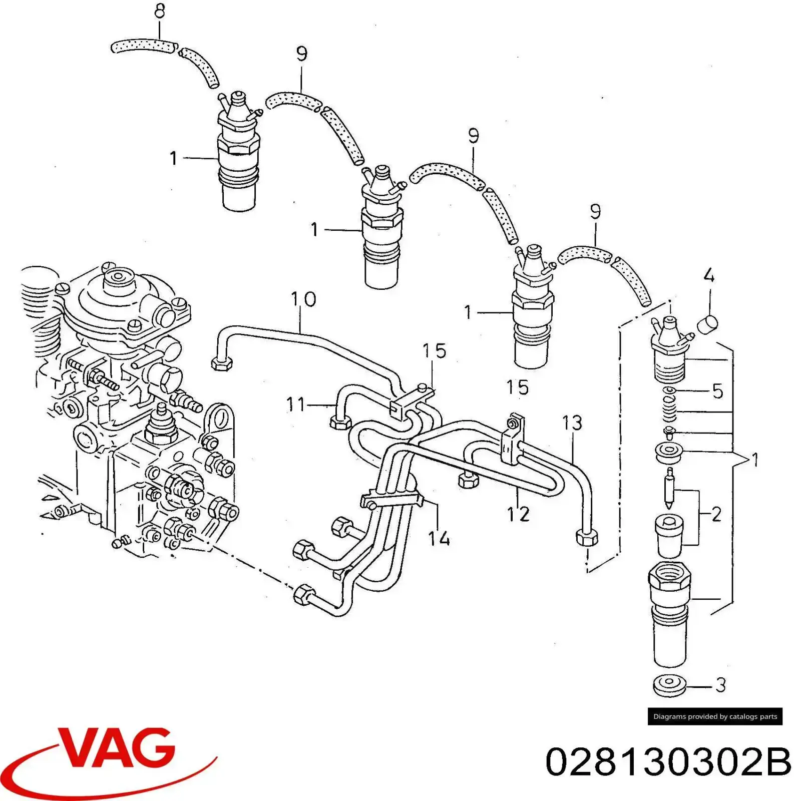  VAG 028130302B цена, от 56.63 USD