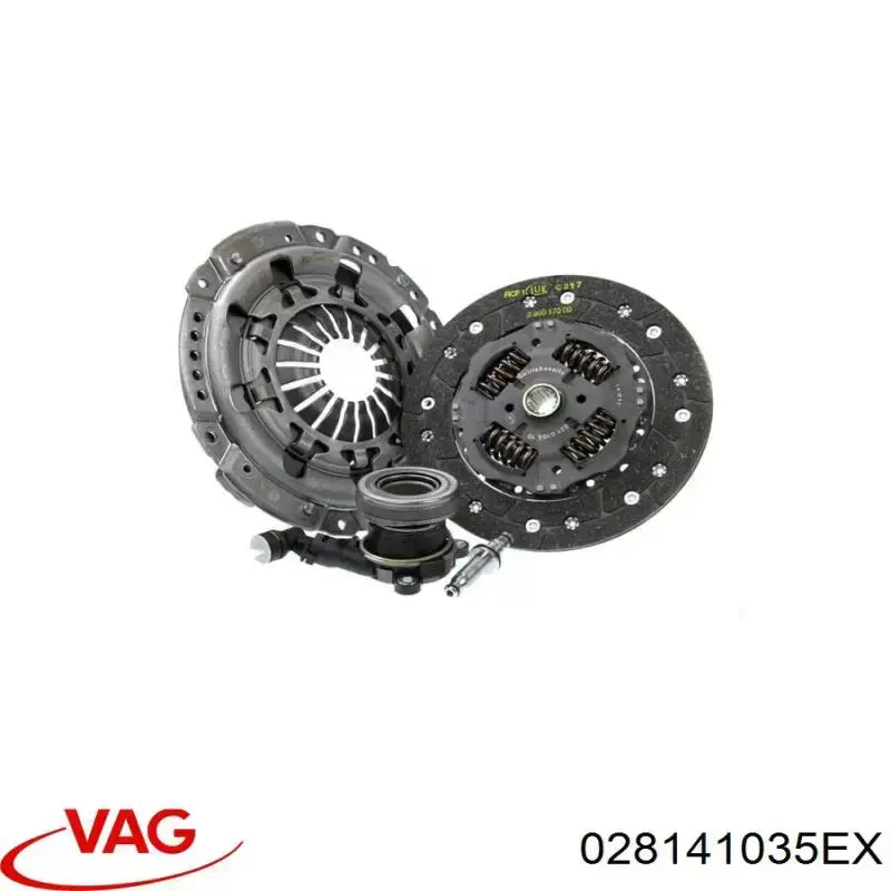 Диск сцепления VAG 028141035EX цена, от 58.44 USD