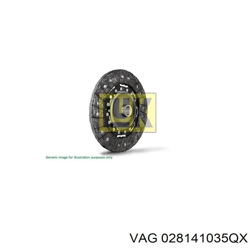 Купить 028141035QX VAG Диск сцепления