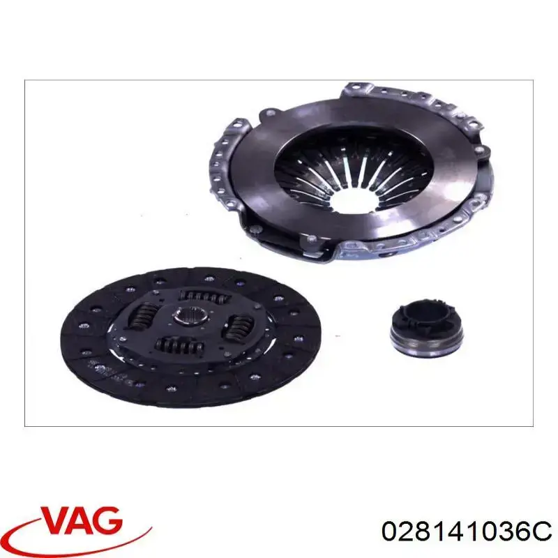Диск сцепления 028141036C VAG