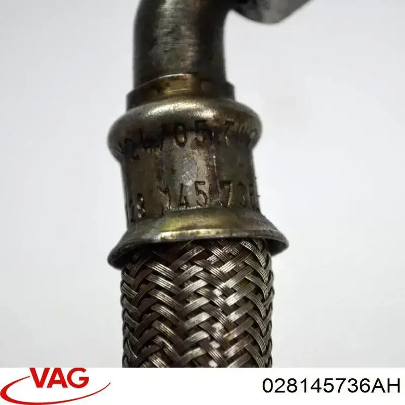 028145736AH VAG Трубка (шланг) отвода масла от турбины