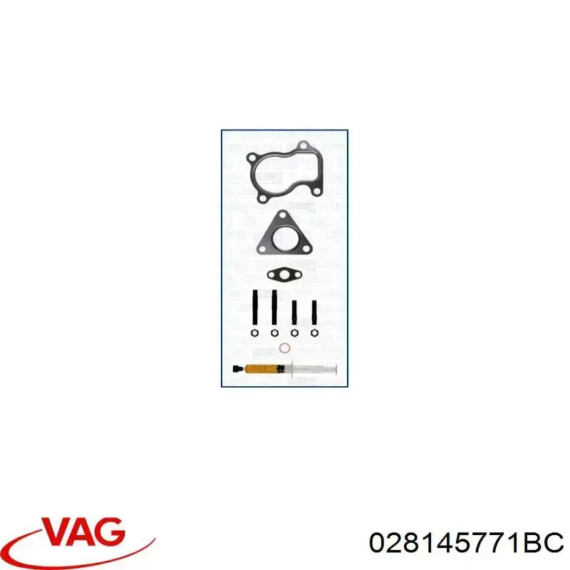 Трубка (шланг) подачи масла к турбине VAG 028145771BC цена, от 50.11 USD
