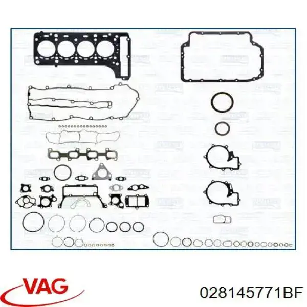 Купить 028145771BF VAG Трубка (шланг) подачи масла к турбине