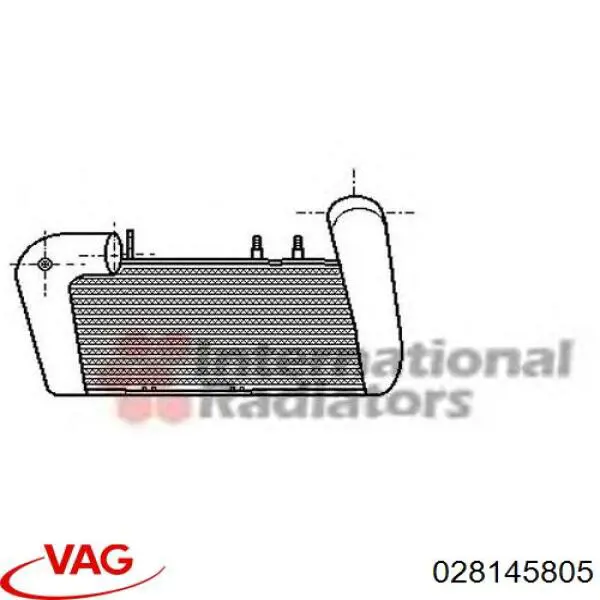 Купить 028145805 VAG Интеркулер