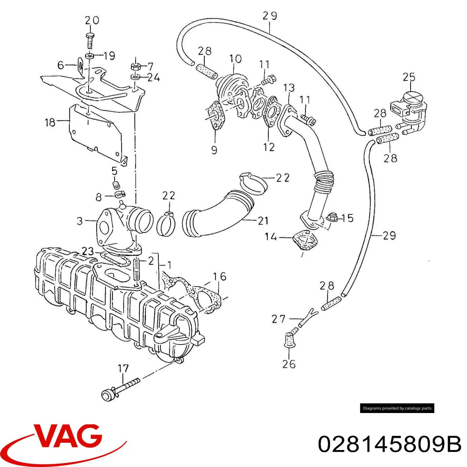  VAG 028145809B цена, от 11.40 USD