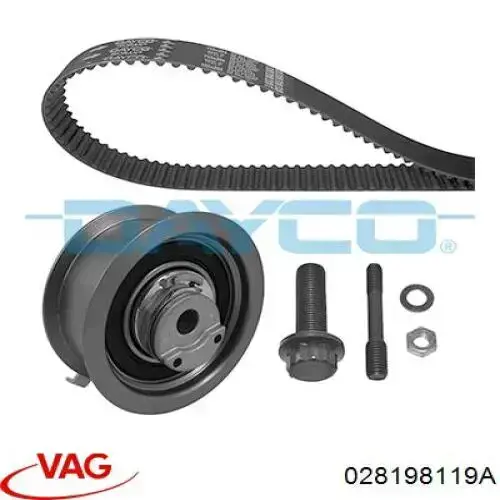 Ремень ГРМ, комплект VAG 028198119A