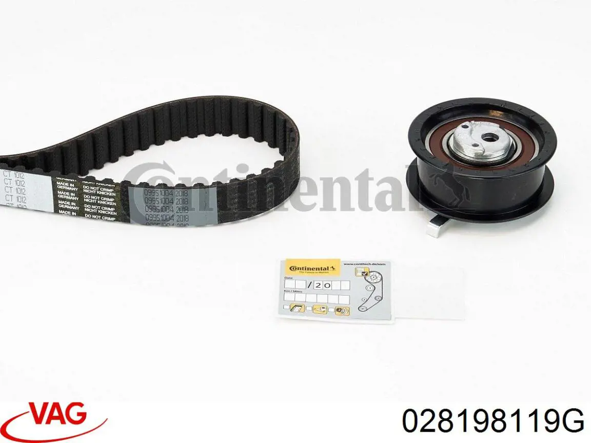 ГРМ ремни, комплект VAG 028198119G цена, от 60.92 USD