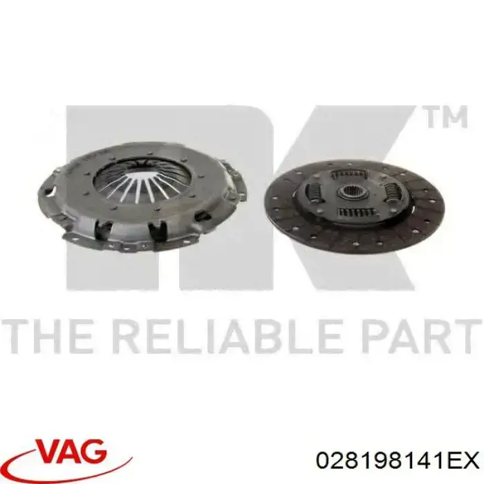 95VWX7L596B1A Ford kit de embraiagem (3 peças)