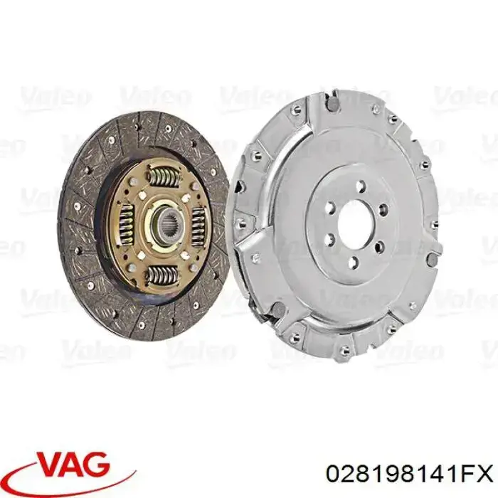 Комплект сцепления (3 части) VAG 028198141FX цена, от 89.79 USD