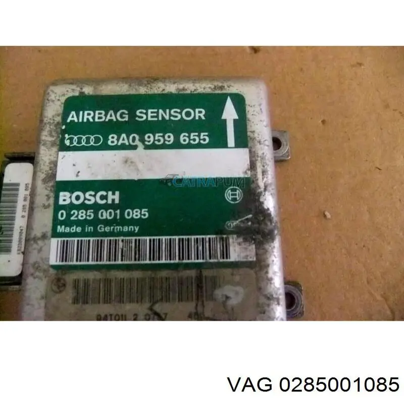 Módulo processador de controlo da bolsa de ar (Centralina eletrônica AIRBAG) para Audi A8 (4D2, 4D8)