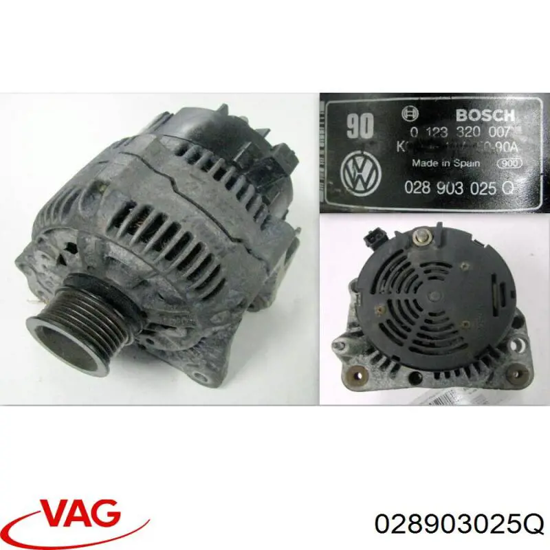 Автомобильный генератор VAG 028903025Q цена, от 48.15 USD