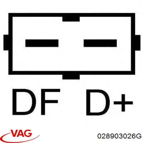 Генератор 028903026G VAG