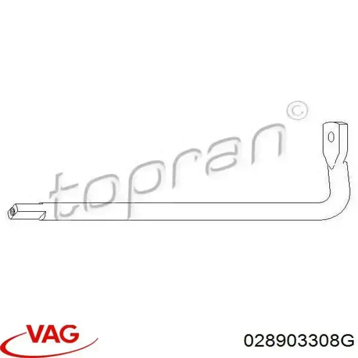 Купить 109743525 Hans Pries (Topran) Кронштейн натяжителя приводного ремня