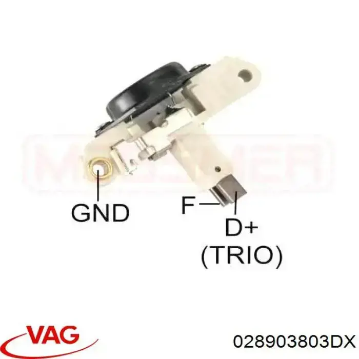 Купить 028903803DX VAG Реле регулятор напряжения генератора