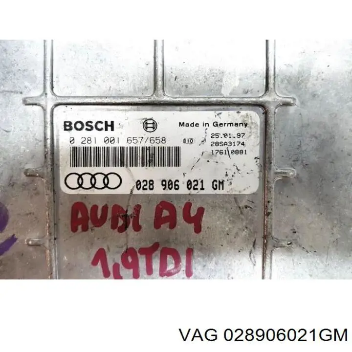 Купить 028906021GM VAG Электронный блок управления двигателем
