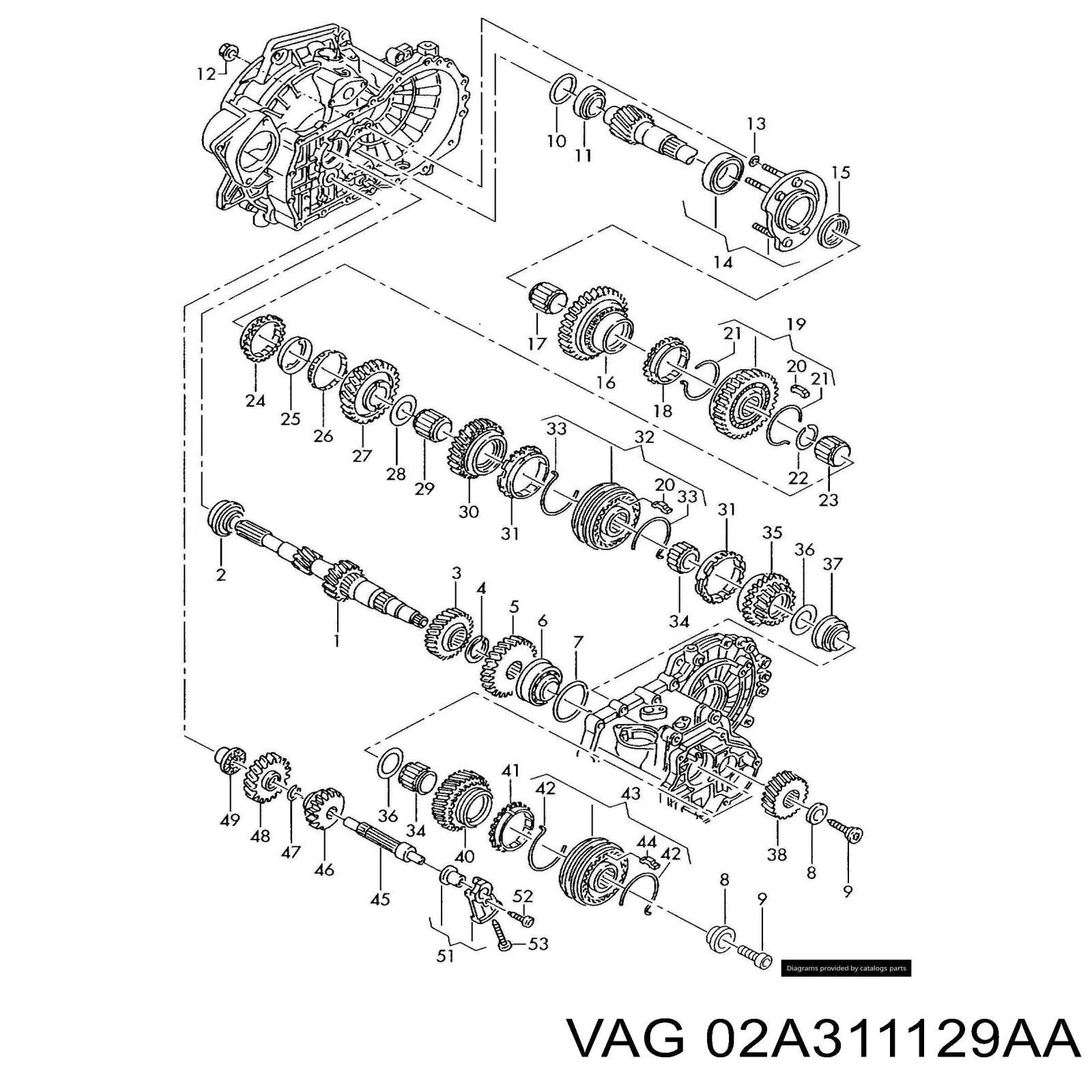  VAG 02A311129AS цена, от 19.73 USD