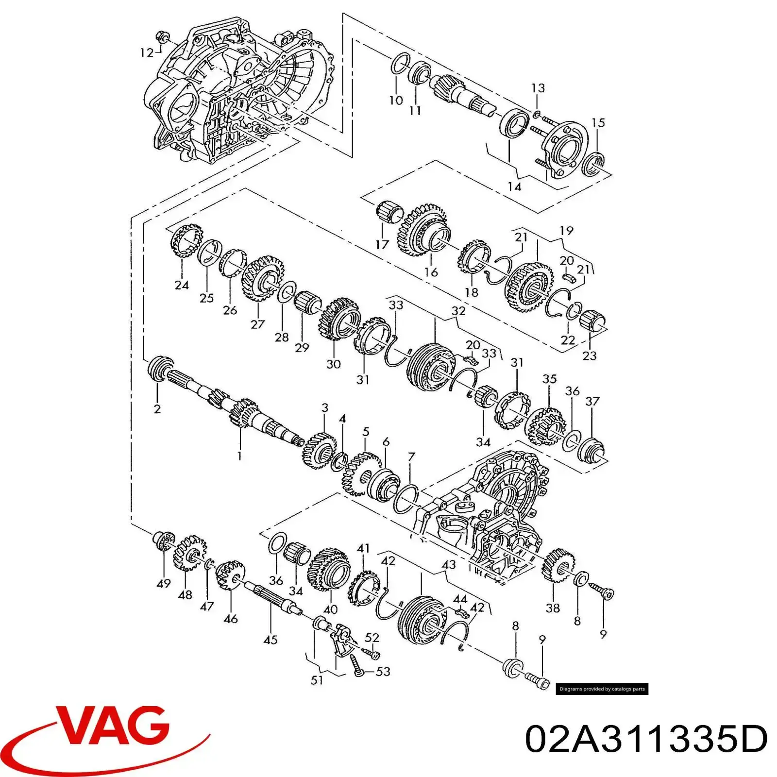 0A4311335A VAG parafuso de cabeça de motor (cbc)