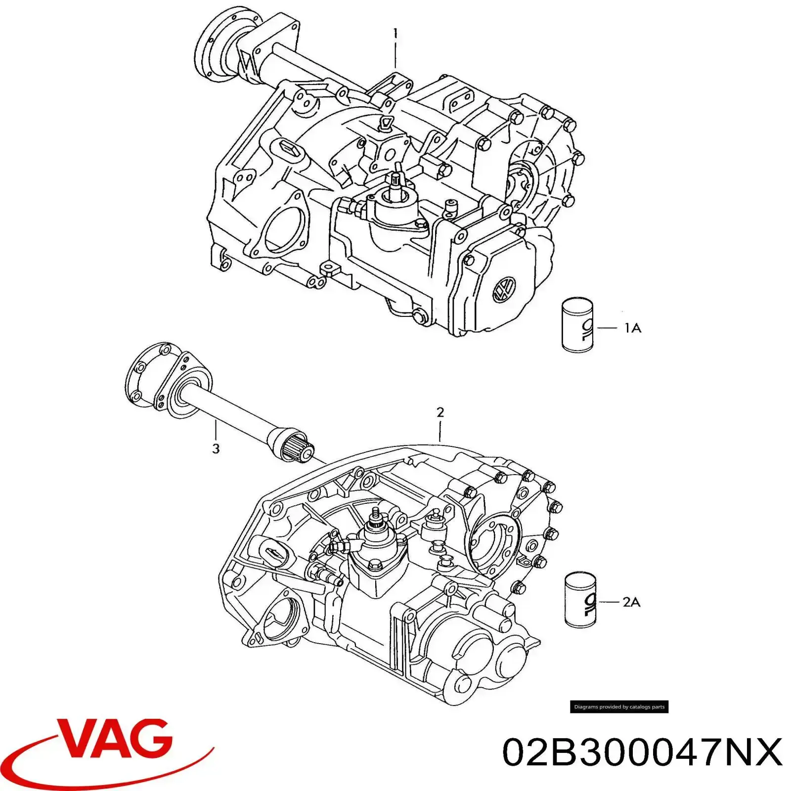 Коробка переключения передач VAG 02B300047NX цена, от 627.16 USD