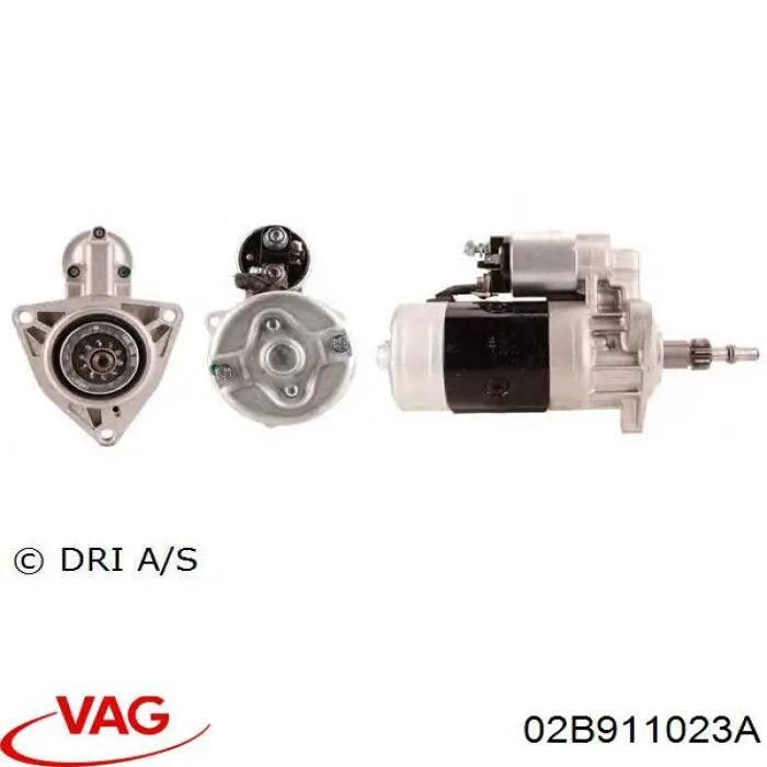 Купить 02B911023A VAG Стартер