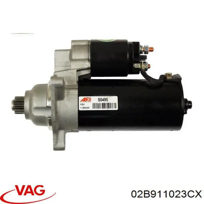 Купить 02B911023CX VAG Стартер