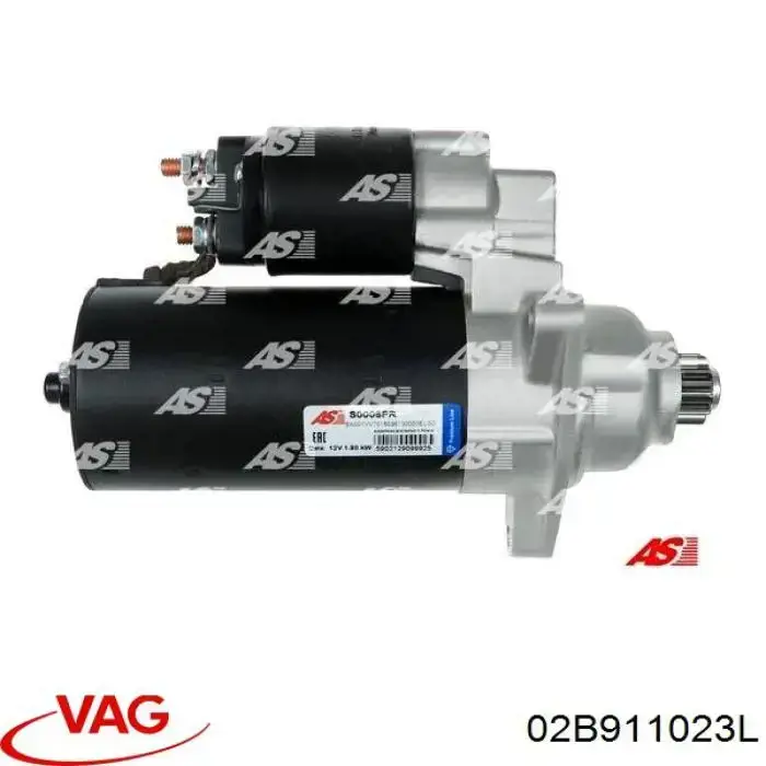 Купить 02B911023L VAG Стартер