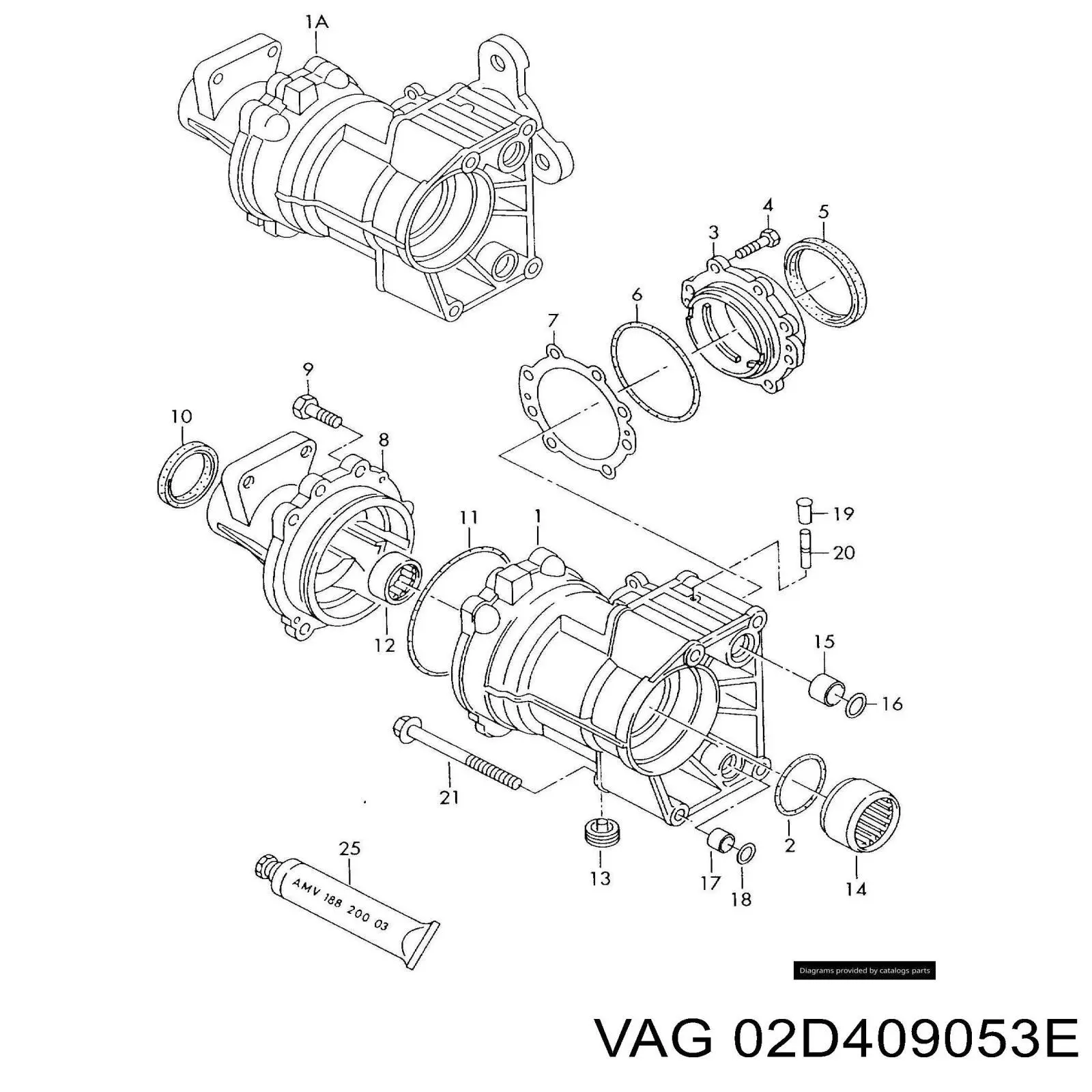 Купить Раздатка Фольксваген Транспортер T4 70B, 70C, 7DB, 7DK, 70J, 70K, 7DC, 7DJ