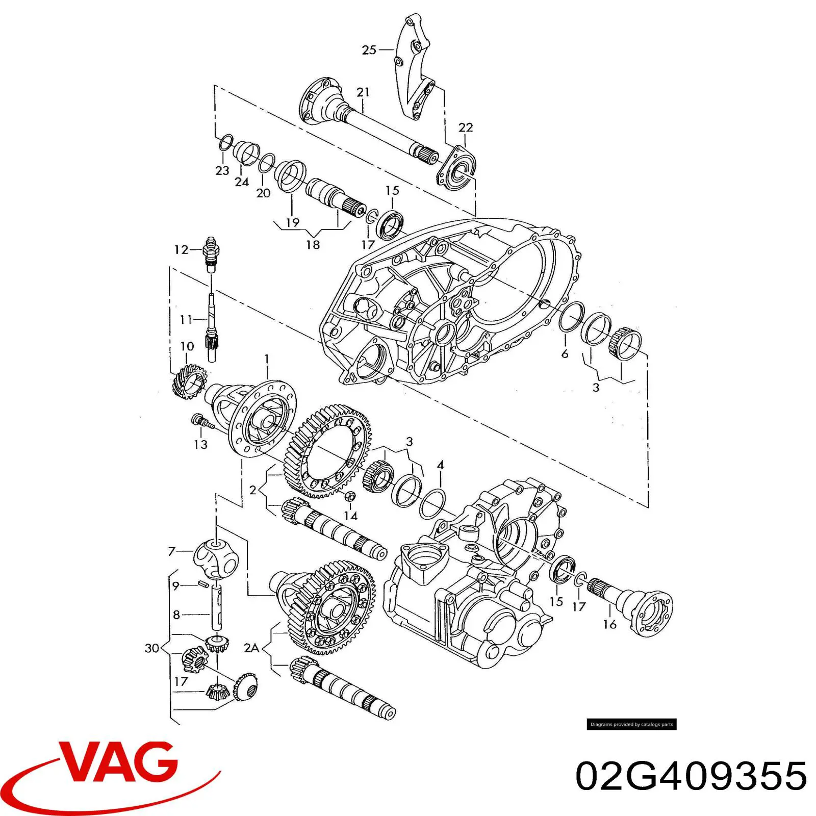 Промвал VAG 02G409355 цена, от 62.15 USD