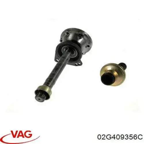 Купить 02G409356C VAG Вал привода полуоси, промежуточный