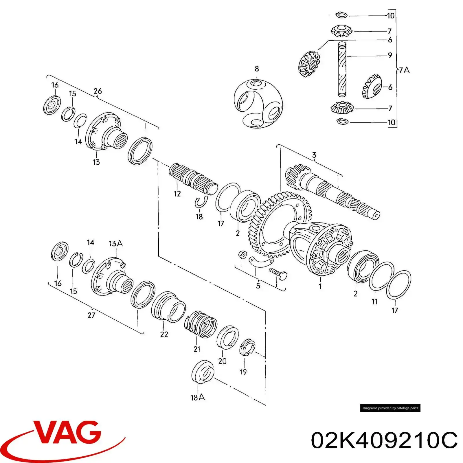  VAG 02K409210C цена, от 2.31 USD