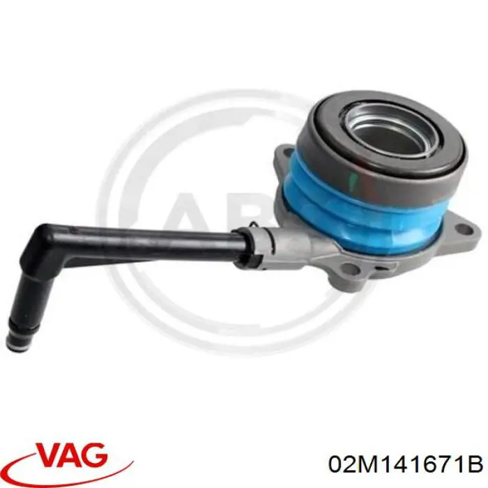 02M141671B VAG Цилиндр сцепления рабочий в сборе с выжимным подшипником
