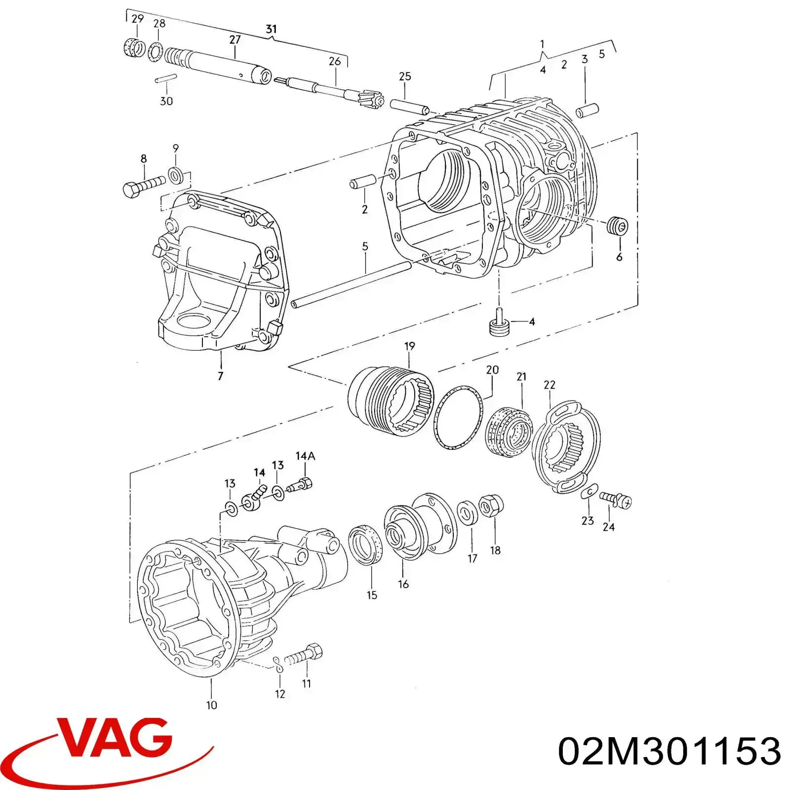  VAG 02M301153 цена, от 3.36 USD