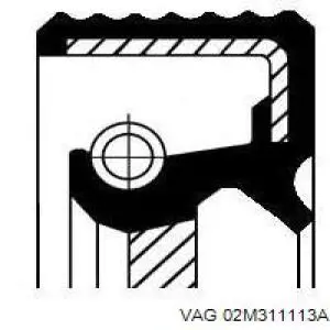 Сальник коленчатого вала VAG 02M311113A цена, от 19.44 USD