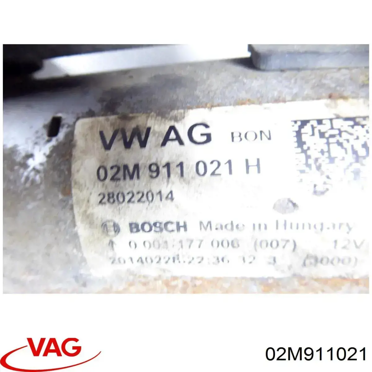 Стартер двигателя VAG 02M911021