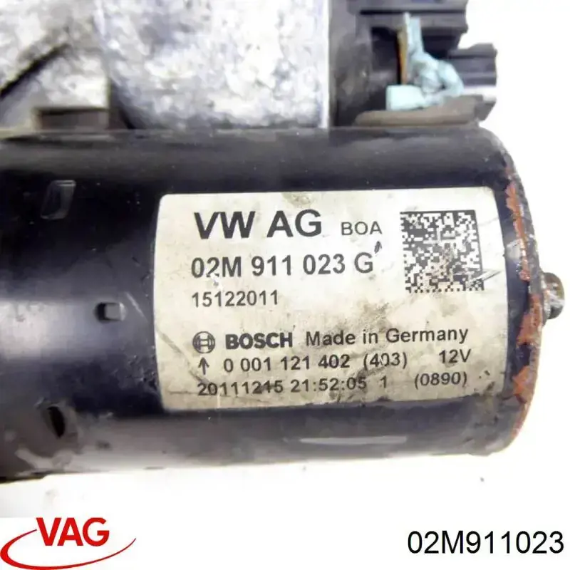 Стартер двигателя VAG 02M911023