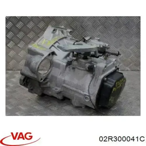 02R300041CX VAG caixa de mudança montada (caixa mecânica de velocidades)