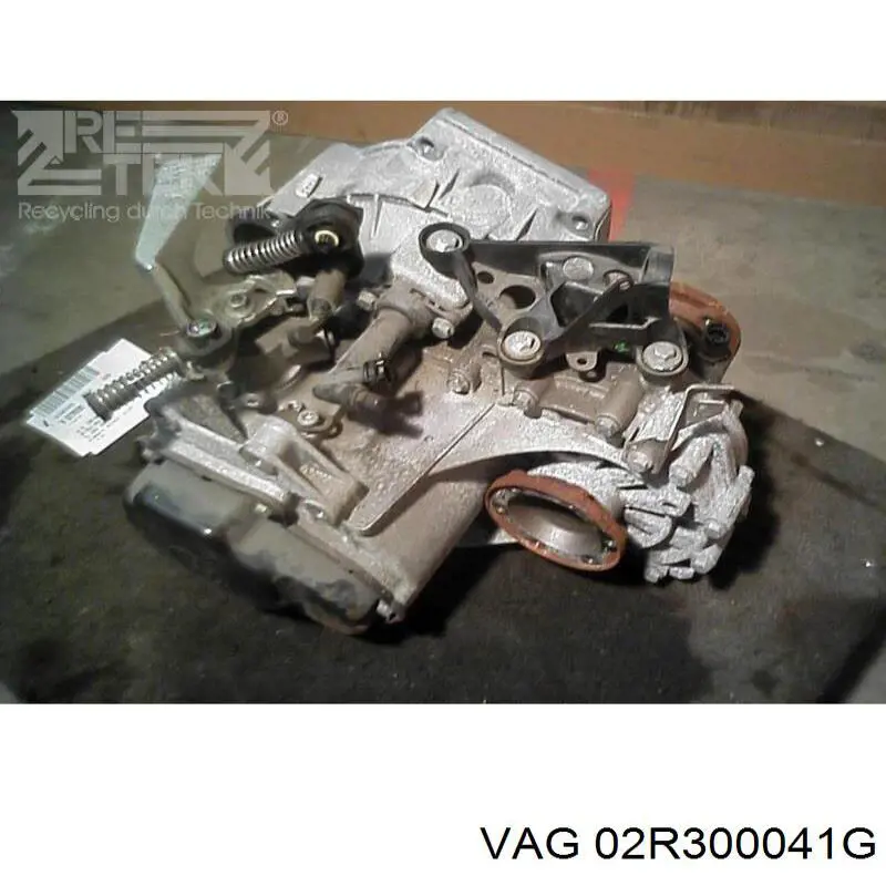02R300041GV VAG caixa de mudança montada (caixa mecânica de velocidades)