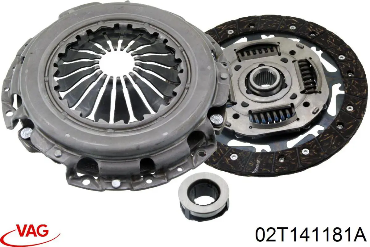 Комплект сцепления (3 части) VAG 02T141181A цена, от 120.48 USD