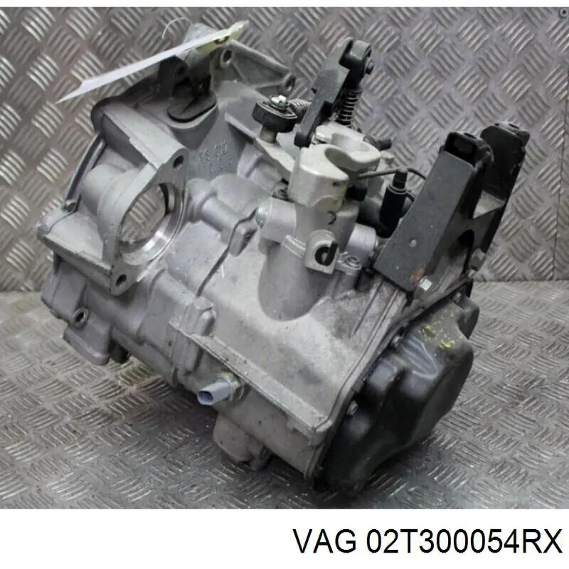 02T300054RX VAG caixa de mudança montada (caixa mecânica de velocidades)