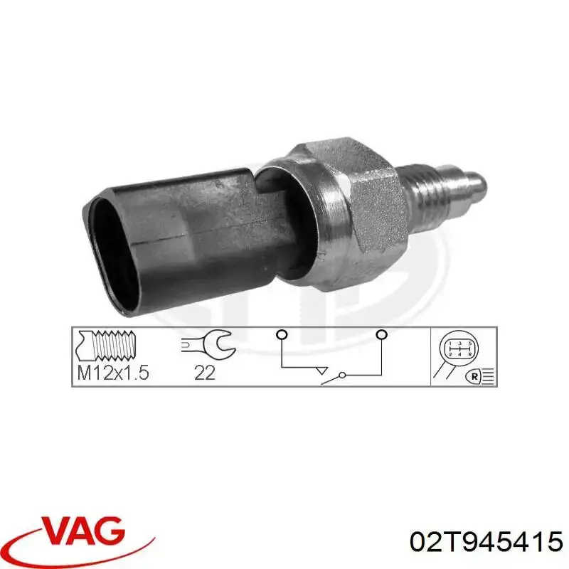Купить 02T945415 VAG Датчик света заднего хода