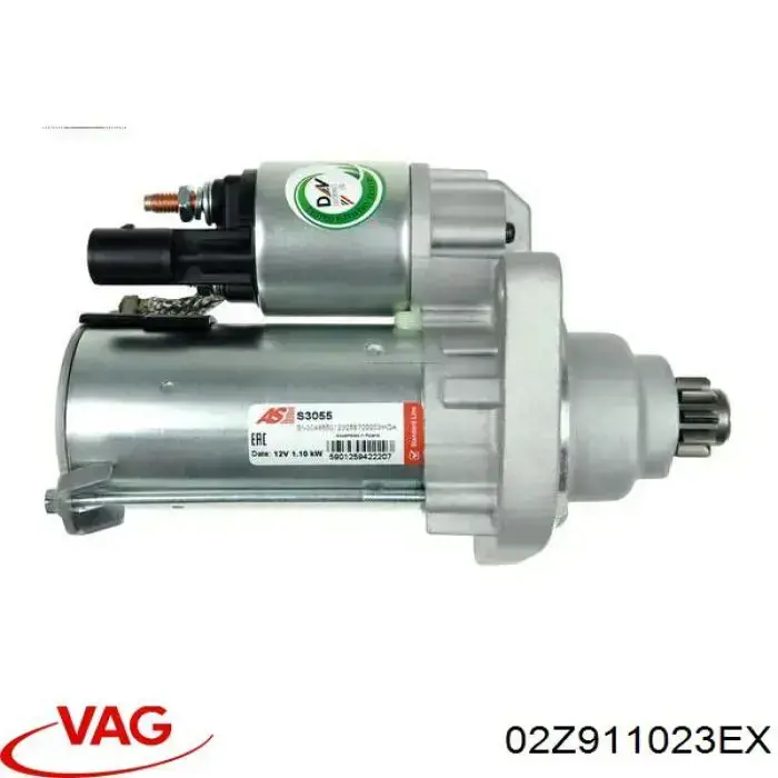 Стартер 02Z911023EX VAG