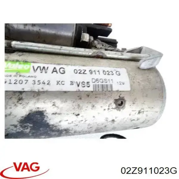 Стартер 02Z911023G VAG