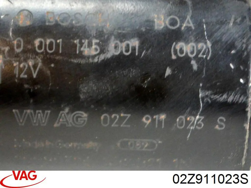 02Z911023S VAG Стартер автомобиля