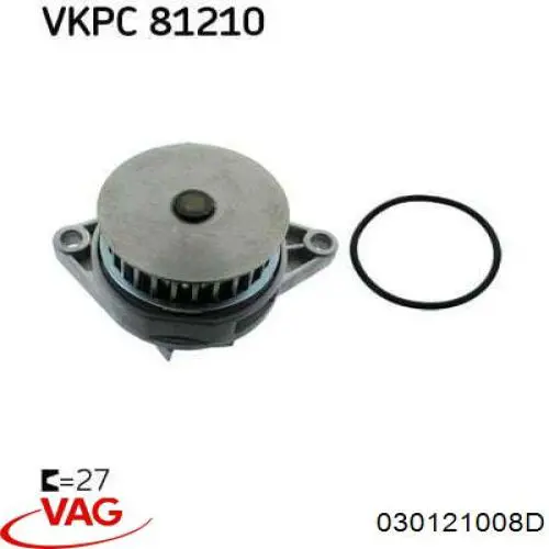 Купить 030121008D VAG Насос охлаждения