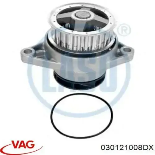 Помпа охлаждения VAG 030121008DX цена, от 31.50 USD