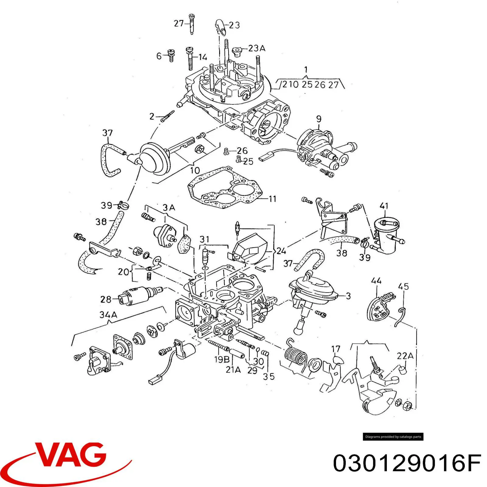 030129016F VAG Карбюратор