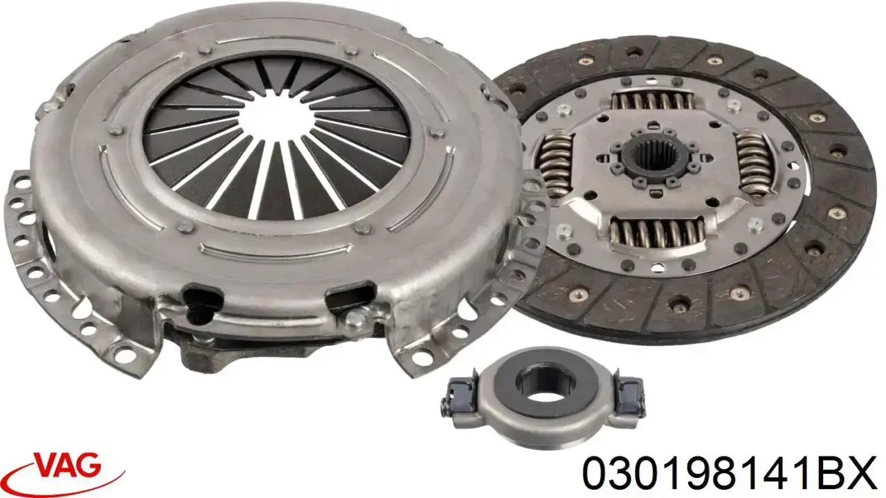 Комплект сцепления (3 части) VAG 030198141BX цена, от 77.71 USD
