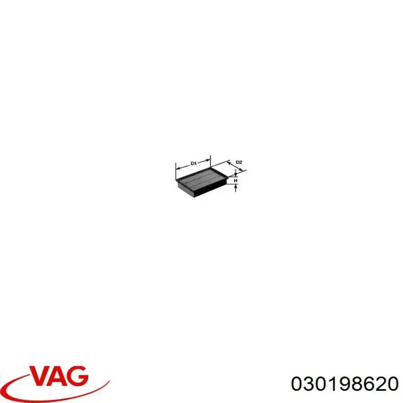 Фильтр воздушный VAG 030198620